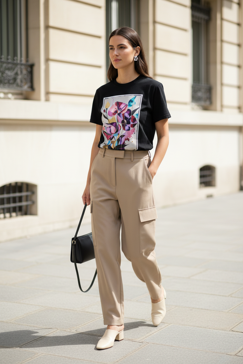Bloom Abstrait – Lifestyle Noir avec vrai design