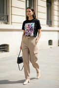 Bloom Abstrait – Lifestyle Noir avec vrai design