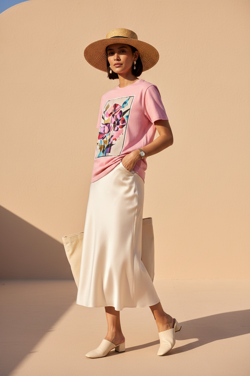 Bloom Abstrait Rose Lifestyle – mules