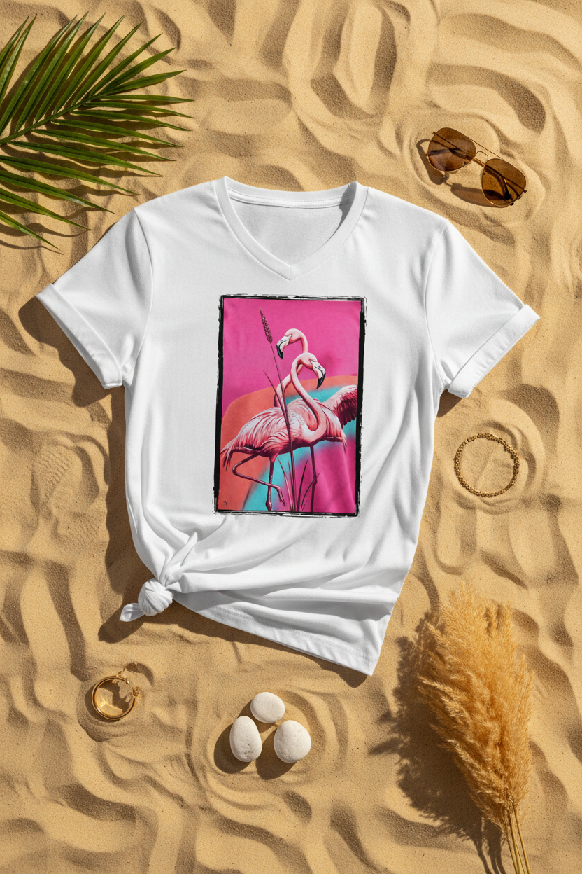 Flamants d'Or – Flat lay sable doré