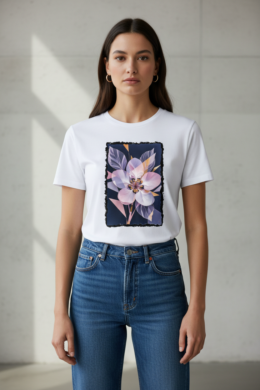 Floraison Nocturne – Scène 01 Blanc jean brut