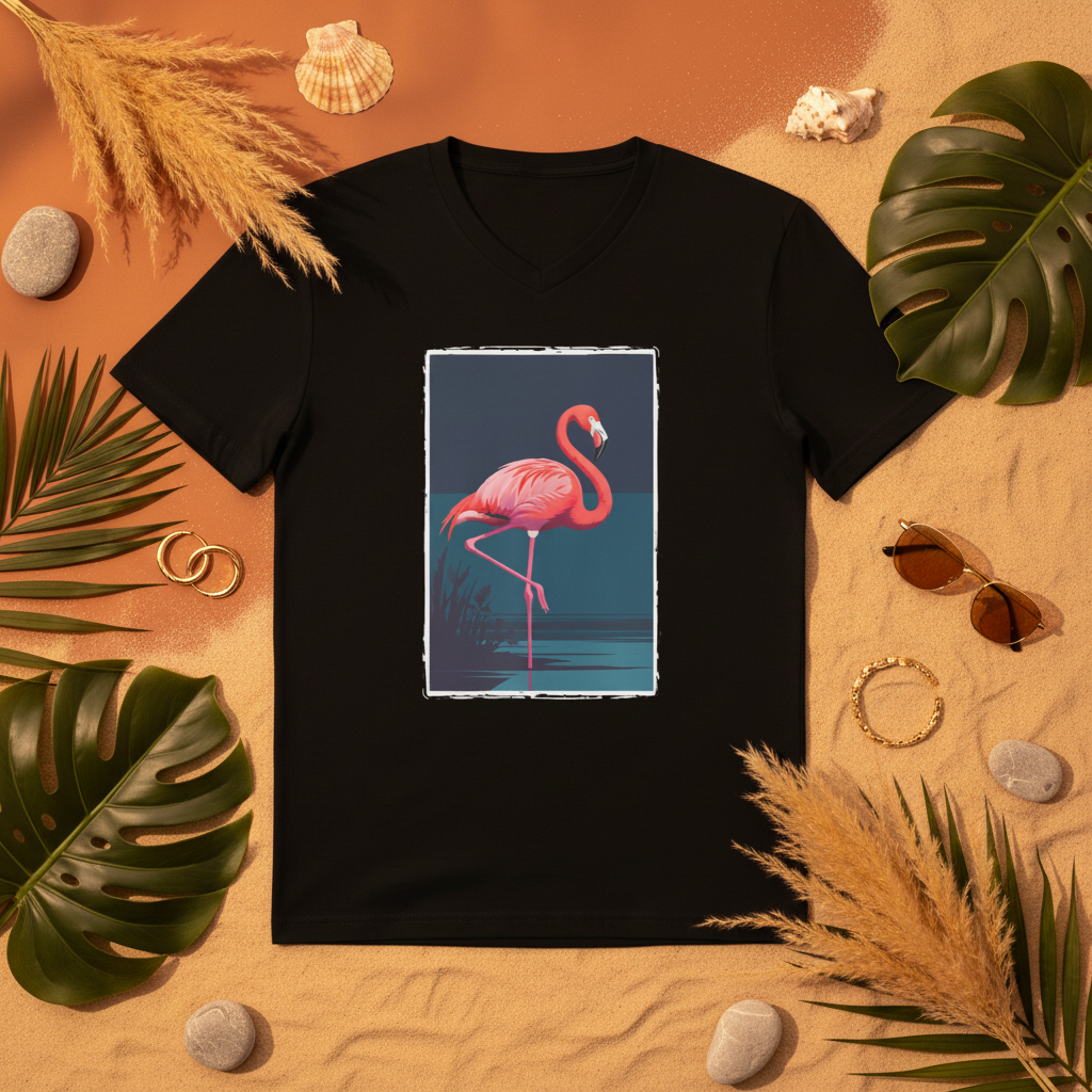 Golden Dusk Flat Lay V2 – Tropical