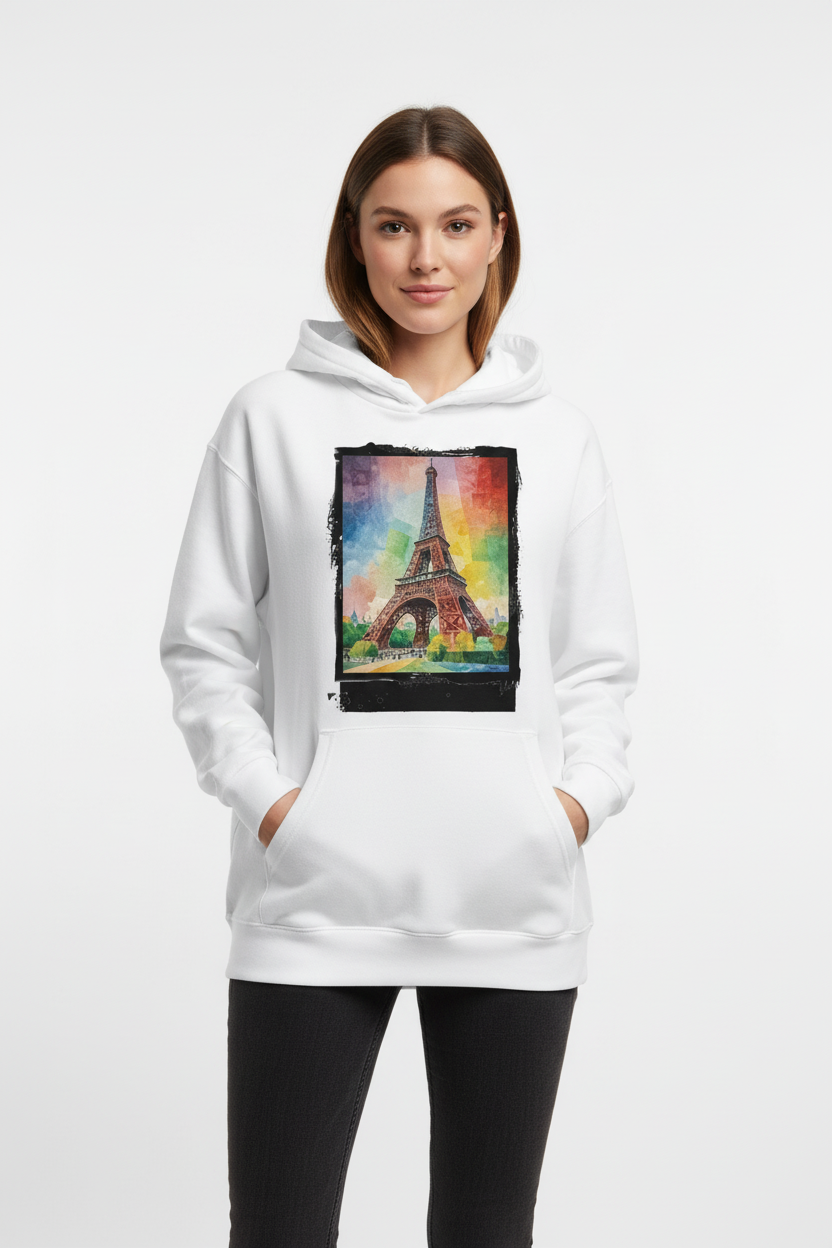 Paris Hoodie – Blanc