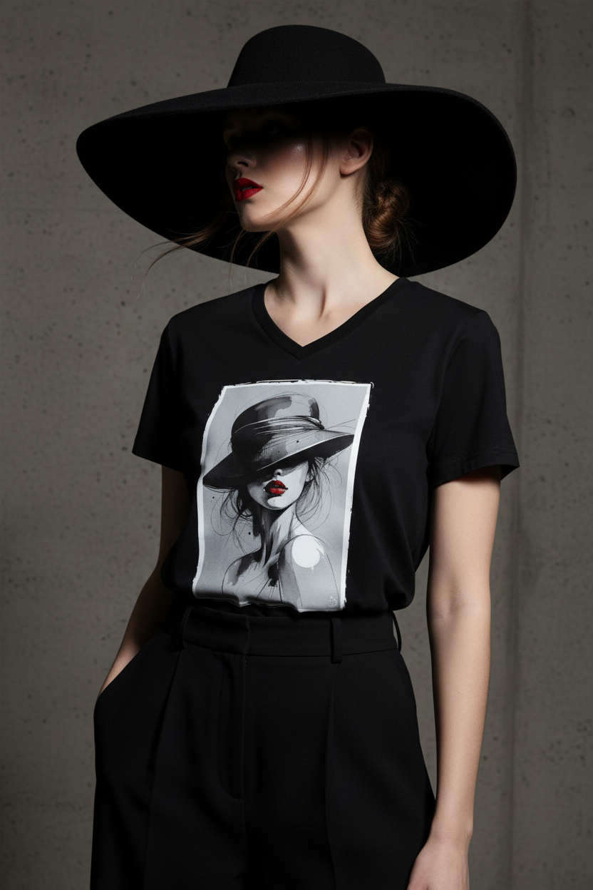 Lifestyle Regard sous l'Ombre Noir - Chapeau noir
