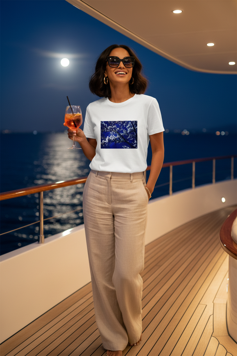 Cerisiers Nocturnes – Yacht by night, spritz orangeade, lunettes