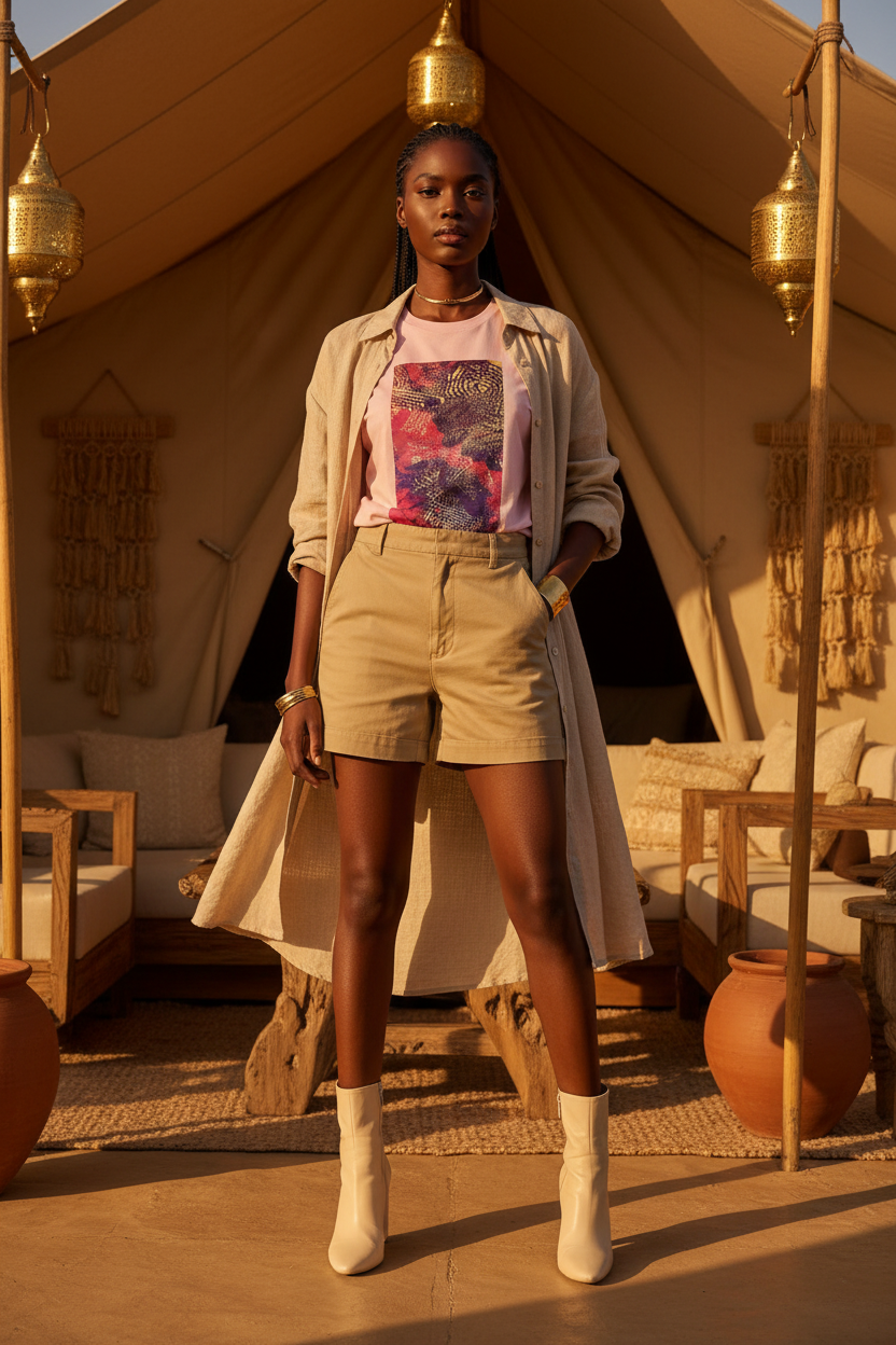 Rose Safari Chic — Pose 1 choker seul