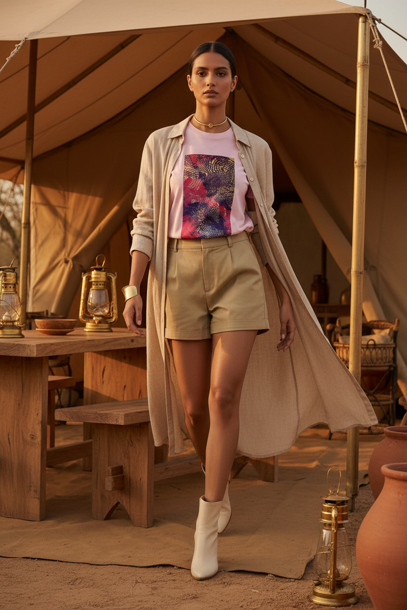 Rose Safari Chic — Pose 3 choker seul